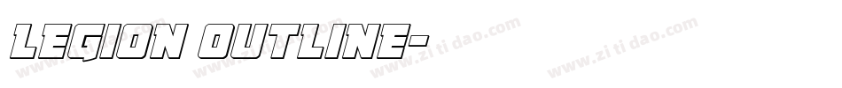 Legion Outline字体转换